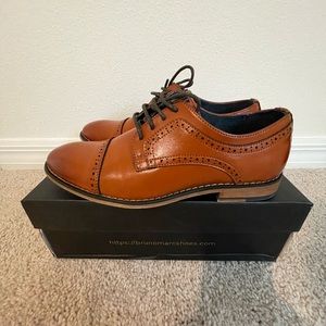 Brown Dress shoes for big kids size US 5